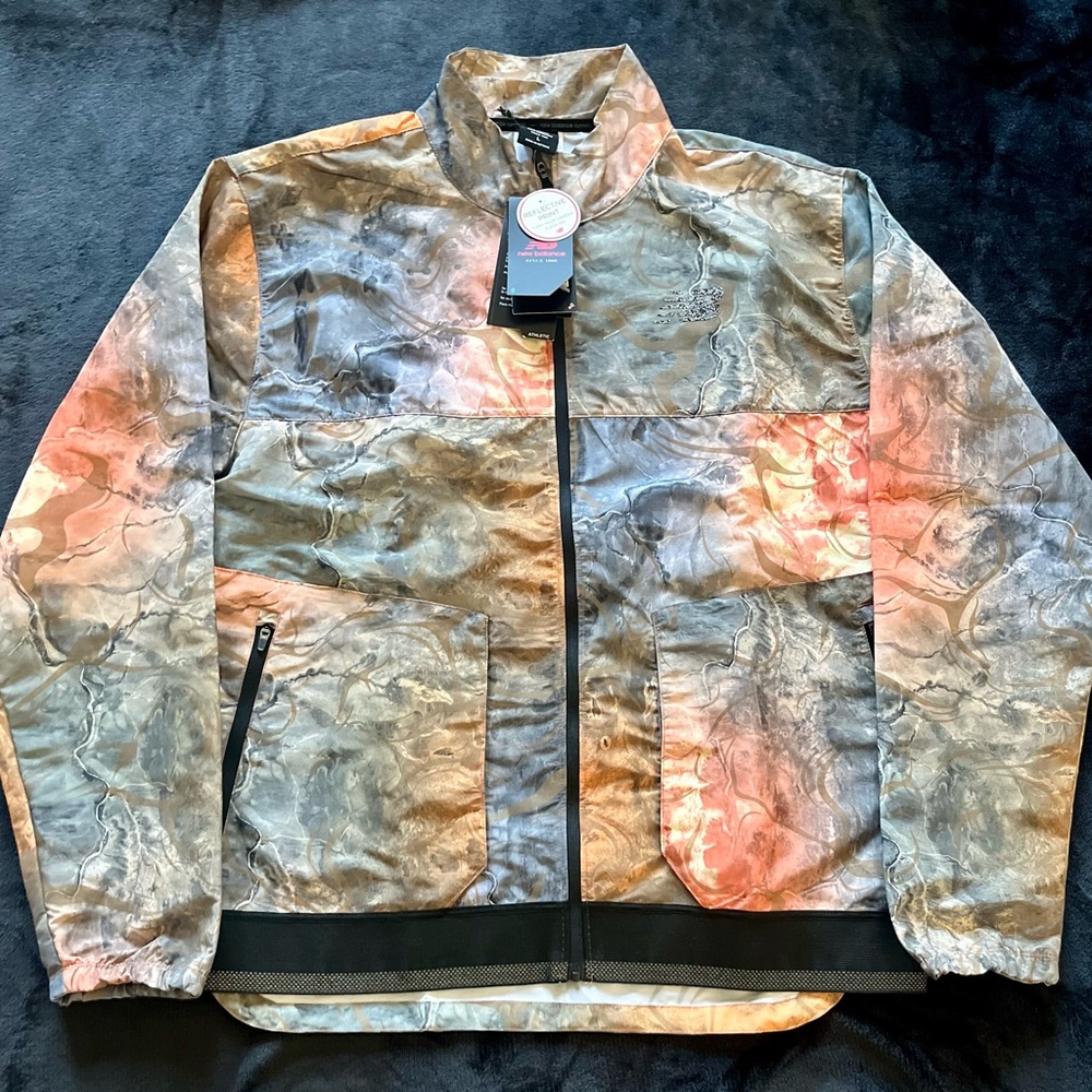 New Balance Multicolor Camouflage Windbreaker
